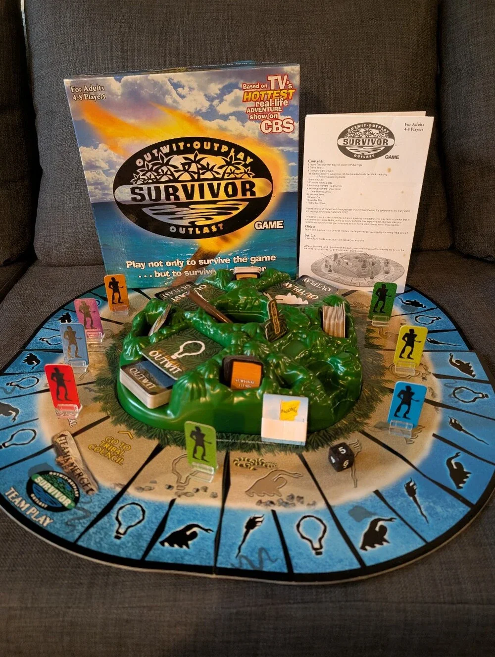 Vintage 2000 Survivor Board Game